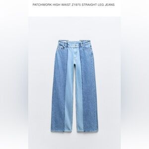 Zara Patchwork Jeans